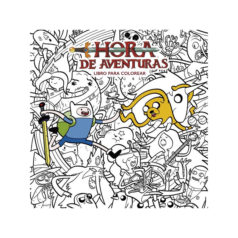 Hora De Aventuras: Libro Para Colorear