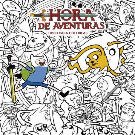 Hora De Aventuras: Libro Para Colorear