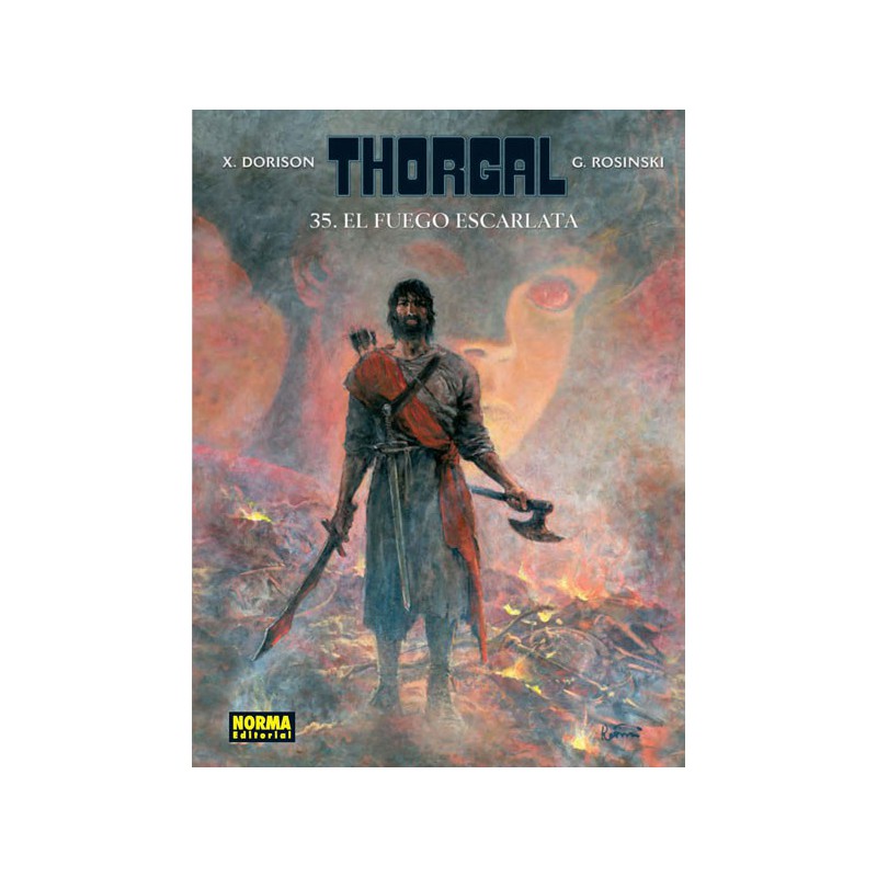 Thorgal 35. El fuego Escarlata (Cartoné)