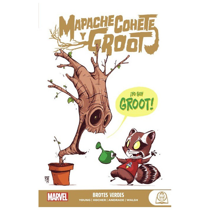 Marvel Young Adults. Mapache Cohete Y Groot 01 Brotes Verdes