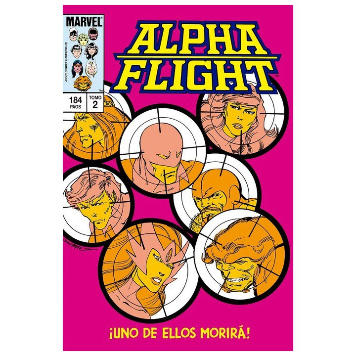 Biblioteca Alpha Flight 02. 1984 Alpha Flight 7-12 Usa