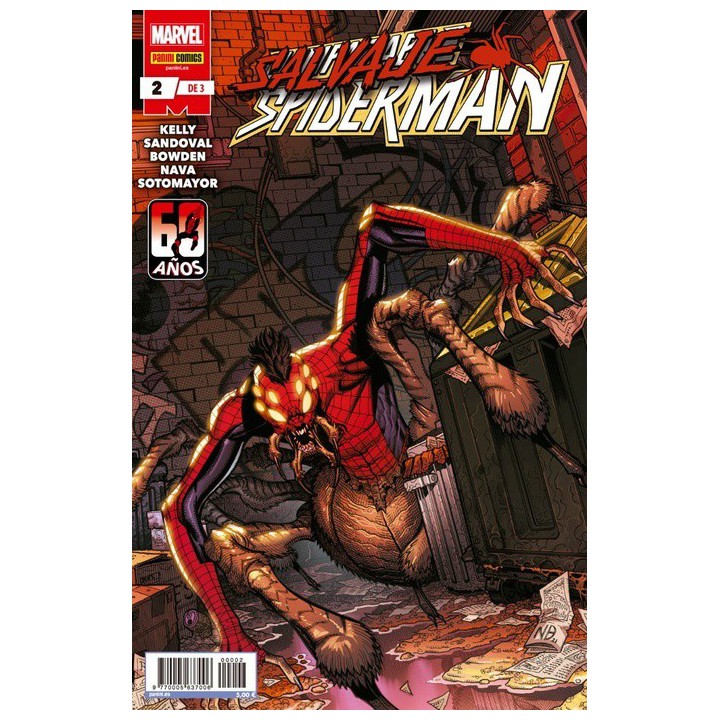 Salvaje Spiderman N 2 De 3