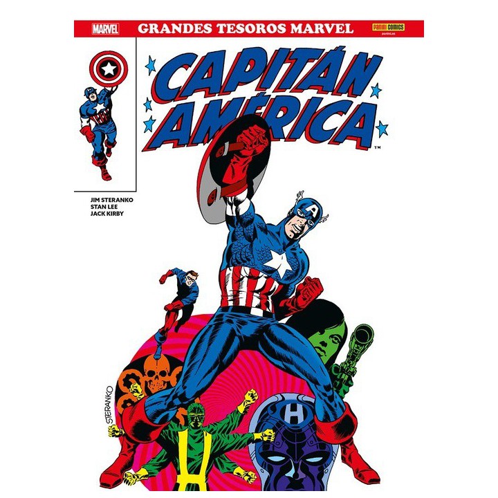 Grandes Tesoros Marvel. Capitan America De Jim Steranko