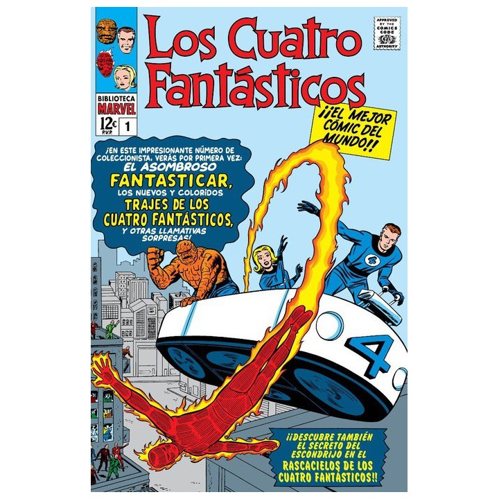 Biblioteca Marvel Los 4 Fantásticos 1. 1961-62: Fantastic Four 1-6 Usa