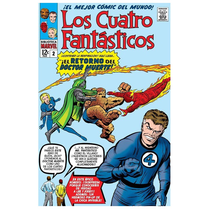 Biblioteca Marvel. Los 4 Fantásticos 2. 1962-63. Fantastic Four 6-11 Usa