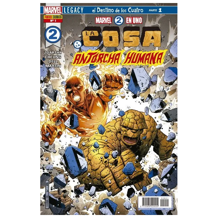 Marvel 2 En Uno (Marvel Now! Deluxe) La Cosa Y La Antorcha Humana