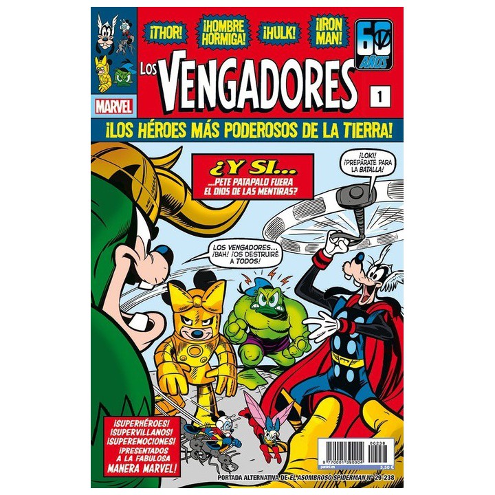 El Asombroso Spiderman (Portada Alternativa Disney - What if? Los Vengadores) 29