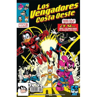 El Asombroso Spiderman (Portada Alternativa Disney - Whati if? Vengadores Costa Oeste) 32
