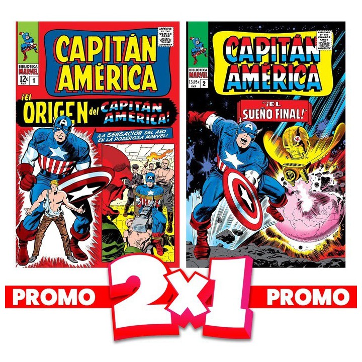 Biblioteca Marvel. Capitán América 1 + 2