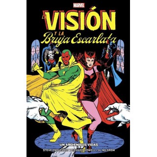100% Marvel HC. La Visión y la Bruja Escarlata: Un año en sus vidas