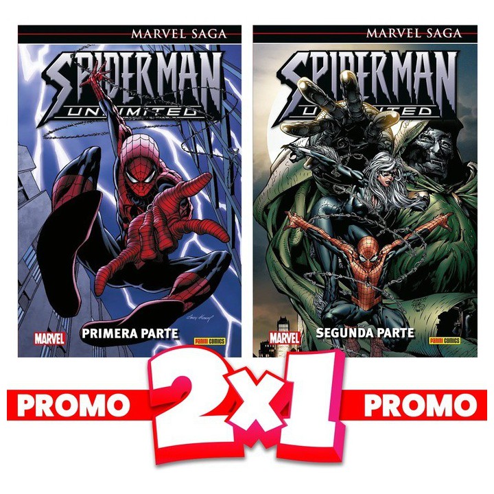 Pack Marvel Saga. Spiderman Unlimited 1 y 2