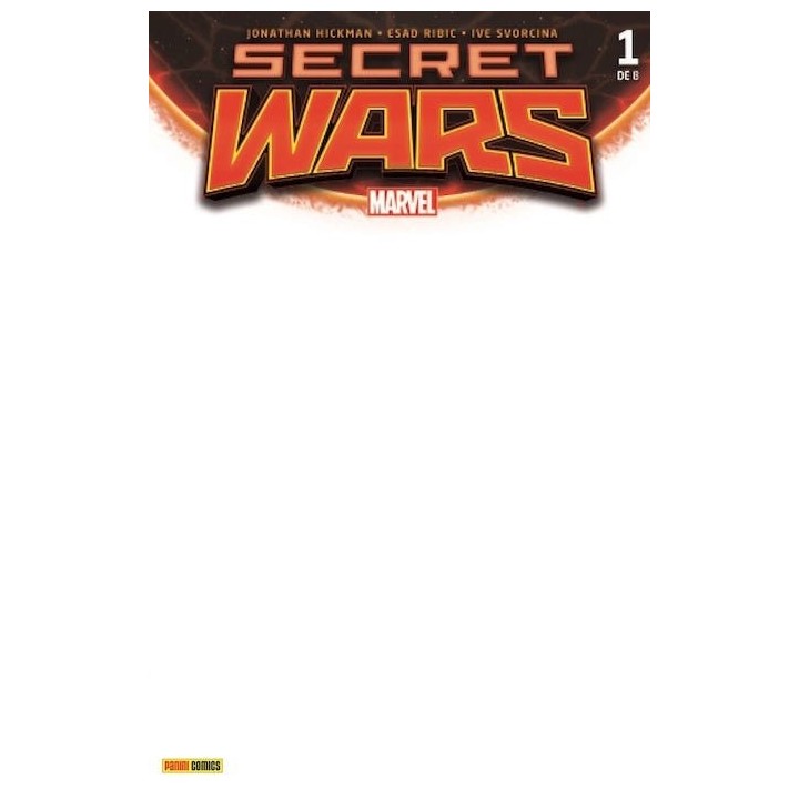 Secret Wars 1 (portada en blanco)