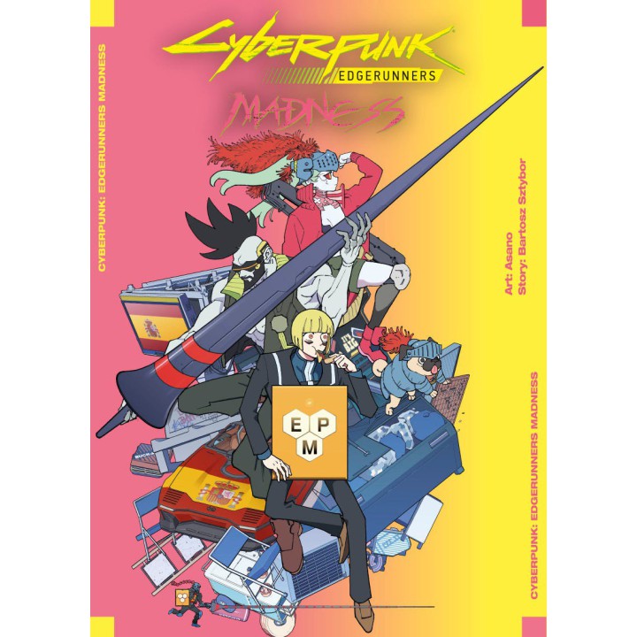 Cyberpunk Edgerunners: Madness (Portada Alternativa) 1