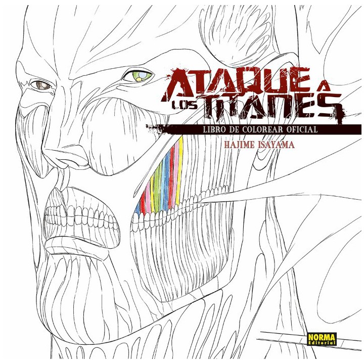 Ataque A Los Titanes. Libro De Colorear Oficial 2