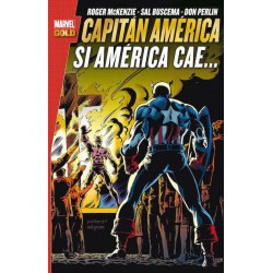 Marvel Gold. Capitán América: Si América cae...