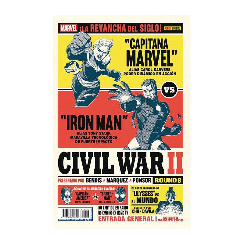 Civil War II 8 (Portada Alternativa)