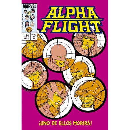 Biblioteca Alpha Flight 02. 1984 Alpha Flight 7-12 Usa