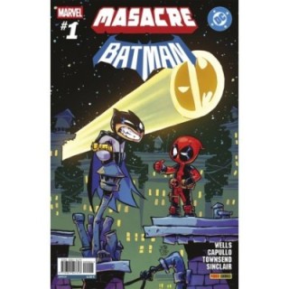 Masacre/Batman 1 (Portada alternativa de Skottie Young)