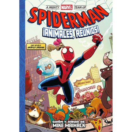 A Mighty Marvel Team-up. Spiderman: Animales Reunios