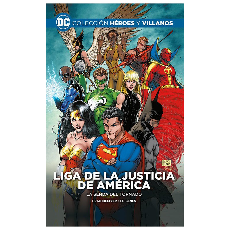 Colección Héroes y Villanos vol. 50   Liga de la Justicia de América:  La senda del tornado
