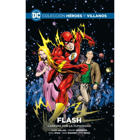 Colección Héroes y villanos vol. 64  Flash: carrera por la humanidad