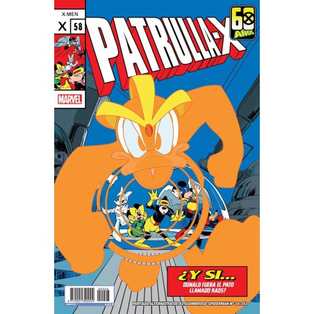 El Asombroso Spiderman (Portada Alternativa Disney - What if? La Patrulla-X #58) 34