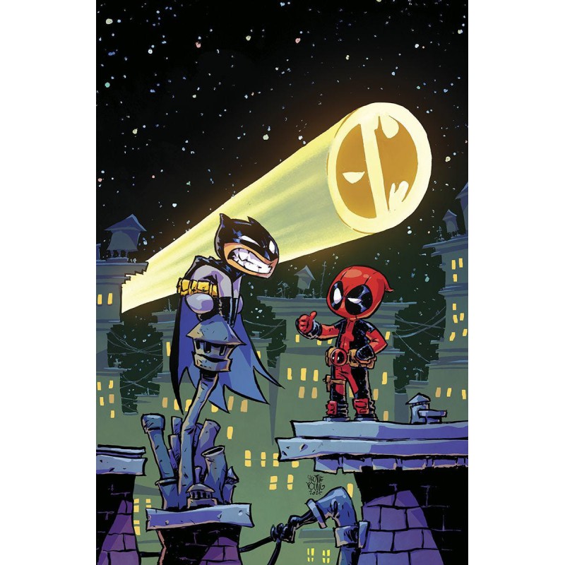 Masacre/Batman 1 (Portada alternativa de Skottie Young)