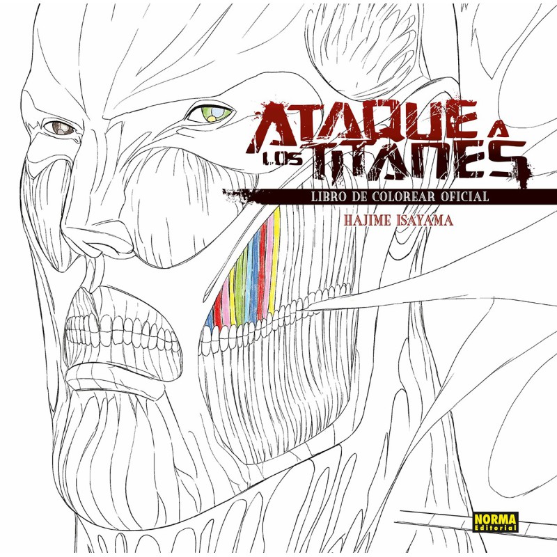 Ataque A Los Titanes. Libro De Colorear Oficial 2