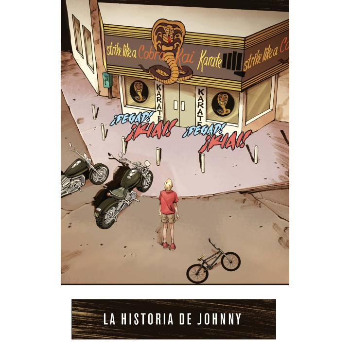 Cobra Kai: La Saga De Karate Kid Continúa. La Historia De Johnny - Cómics Vallés