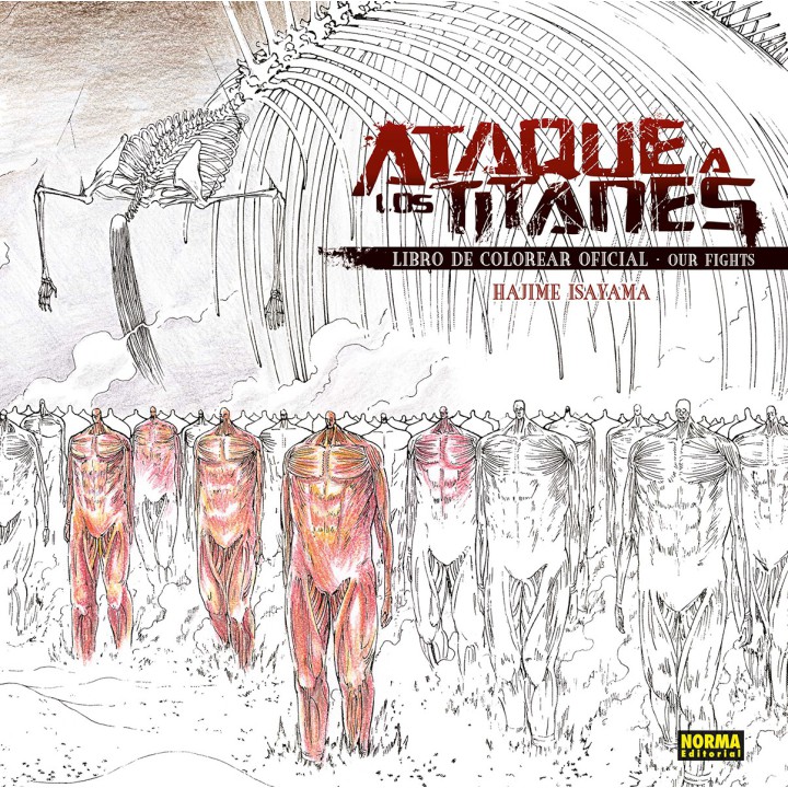 Ataque A Los Titanes. Libro De Colorear Oficial. Our Fights