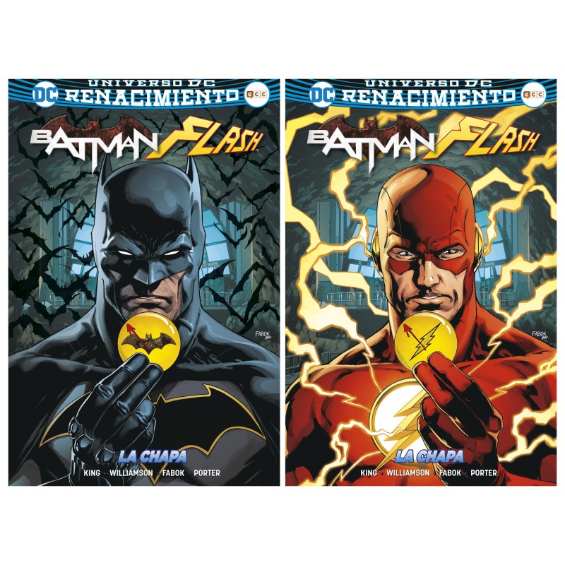Batman/Flash: La chapa  Edición limitada con chapa extraíble (Renacimiento)