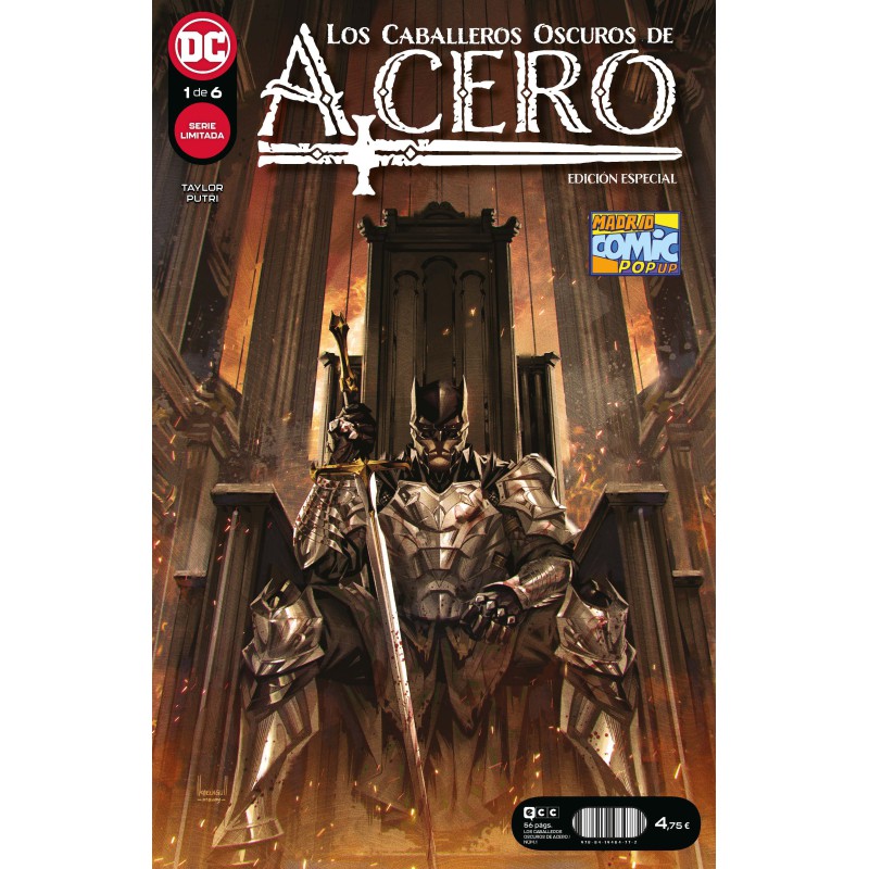 Los caballeros oscuros de acero núm. 1 de 6 (Edición Madrid Cómic Pop Up 2022 con portada exclusiva)