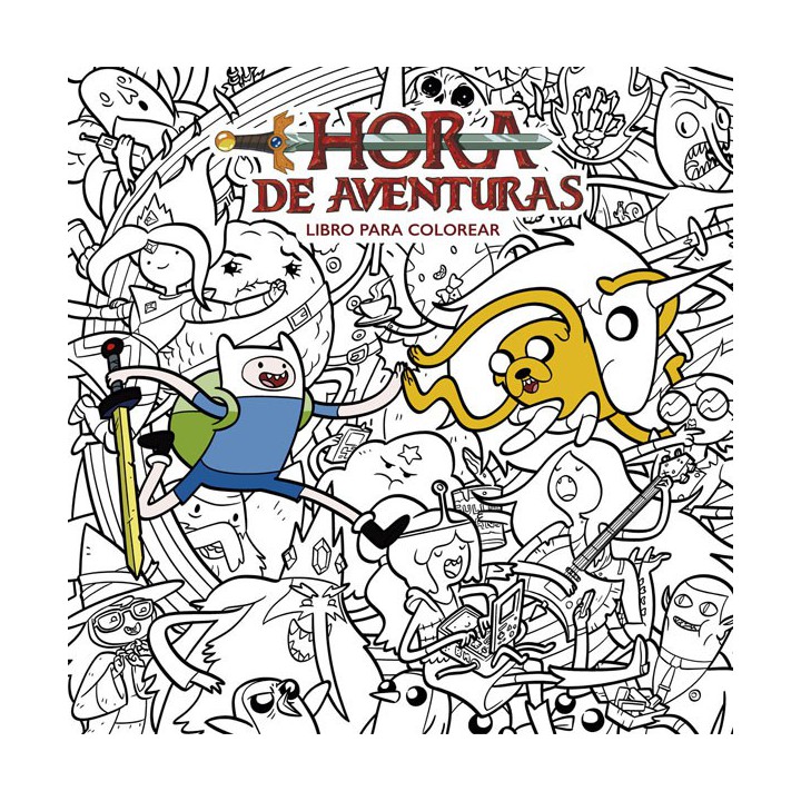 Hora De Aventuras: Libro Para Colorear
