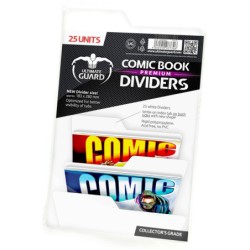 Separadores para cómics Premium Blanco (25 unidades)