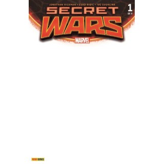 Secret Wars 1 (portada en blanco)
