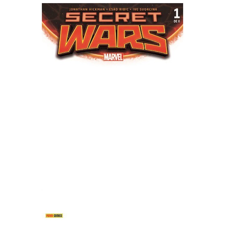 Secret Wars 1 (portada en blanco)