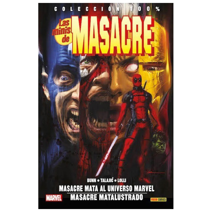 100% Marvel. Las Minis de Masacre 2. Masacre mata al universo Marvel