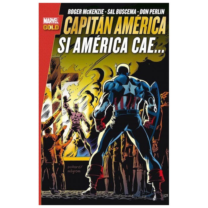 Marvel Gold. Capitán América: Si América cae...