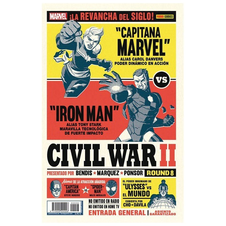 Civil War II 8 (Portada Alternativa)