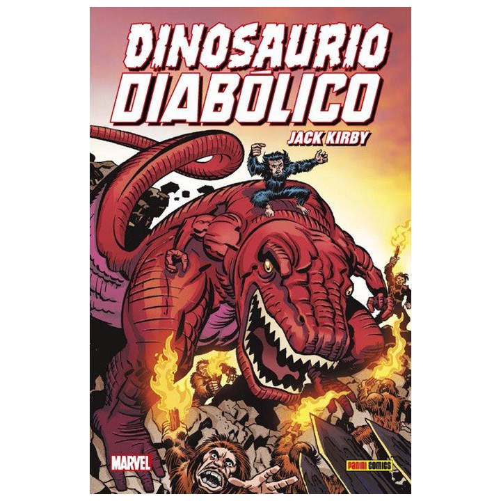 100% Marvel HC. Dinosaurio Diabólico de Jack Kirby